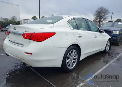 2016 Infiniti Q50 3.0T Premium z USA, uszkodzony, nr VIN JN1EV7AR9GM343988